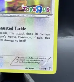 Pokemon TCG Meowth 053/083 Toys R Us Promo Holo Basic 60HP Eng 2016 - Image 5