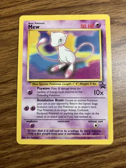 Pokemon -Mew 2000 Promo Black Star #8 Mew Non-Holo - Image 1