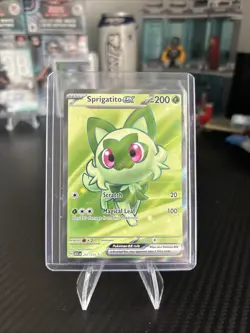 Pokemon Sprigatito ex 251/217 ASC Full Art Holo Rare Grass Basic Card - Image 1