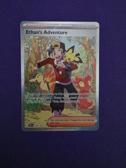 Pokemon TCG Destined Rivals Ethan's Adventure Card 236/182 Sir Mint - Image 2
