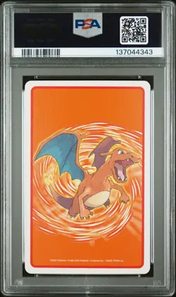 Pokemon FireRed Psyduck 9 of Diamonds Playing Poker Card 2004 PSA 5 - Image 2