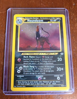 Pokemon Houndoom Neo Revelation 08/64 Unlimited Holo Rare WOTC - LP - Image 3