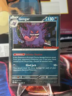 Pokemon Gengar GameStop Promo Holo Card 050/088 English Promo (Small Crease) - Image 1