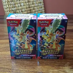 FACTORY SEALED Pokemon Mega Evolution Ascended Heroes Booster Bundle x2! - Image 1