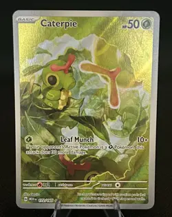 Pokemon TCG Caterpie 172/165 Illustration Rare Scarlet & Violet 151 Near Mint - Image 1