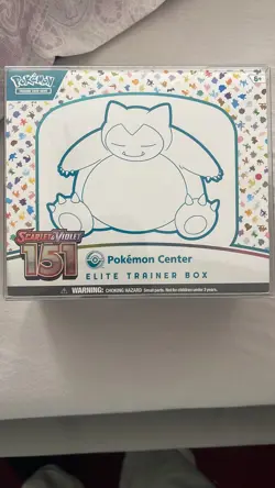 Pokemon TCG Scarlet & Violet 151 Pokemon Center Elite Trainer Box ETB Empty Box - Image 1