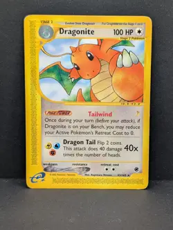 Dragonite 043/165 Expedition Base Set Regular Rare Non-Holo Pokemon TCG LP - Image 1