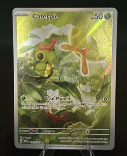 Pokemon TCG Caterpie 172/165 Illustration Rare Scarlet & Violet 151 Near Mint - Image 1