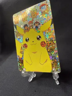 Pokemon Pocket Monsters Vending Prism Sticker #361 LP Vintage Pikachu NM Rare - Image 2