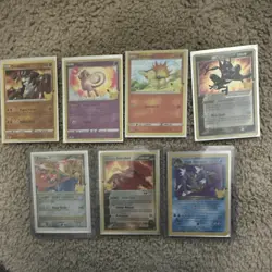 Pokemon TCG Celebrations Promo Holo Lot - Groudon, Mew, Greninja, Zacian - Image 1
