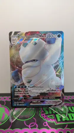 Galarian Darmanitan VMAX 037/185 Ultra Rare Holo NM Vivid Voltage Pokemon TCG - Image 1