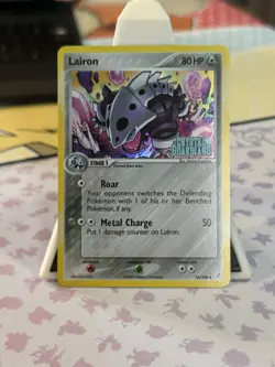 2006 Lairon 36/100 Pokemon Crystal Guardians (Stamped) Reverse Holo💎NM - Image 1