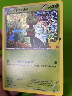Treecko 3/25 McDonald’s Anniversary Promo Holo Pokemon Card LP+ - Image 5