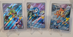 Pokemon First Partner TCG Turtwig Piplup Chimchar Promo Holo Lot 3 - Image 1