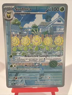 Sunflora 169/167 Twilight Masquerade Illustration Rare Pokemon Near Mint - Image 1