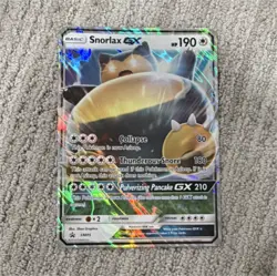 Snorlax GX SM05 190 HP Full Art Holo Promo (2017) English Basic Pokemon TCG - Image 1