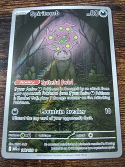 Spiritomb 148/132 Pokemon Mega Evolution Holo Illustration Rare - Image 1