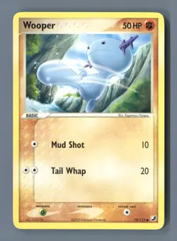 Wooper 79/115 Common Unseen Forces Pokemon Near Mint - Image 1