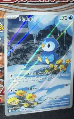 Pokemon TCG Piplup 098/094 Illustration Rare Holo 70 HP EN - Image 3