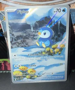 Pokemon TCG Piplup 098/094 Illustration Rare Holo 70 HP EN - Image 4