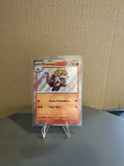 Crocalor SVP080 - Pokemon TCG: Paldean Fates -Baby Shiny Promo MINT! - Image 1