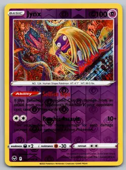 Pokemon Silver Tempest - Reverse Holo Jynx 062 - Image 1