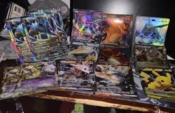 Pokemon Jumbo Card Lot Of 14 Worth $90+ - Image 1