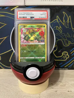 Pokemon Radiant Venusaur 004/078 Pokemon GO Radiant Rare Holo PSA 10 - Image 1