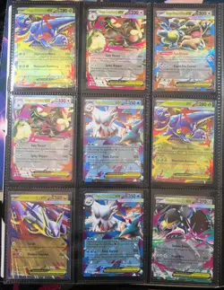 Huge Pokemon Tcg Modern Binder Collection of 153 NM Pokemon Cards - Image 5