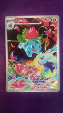 Ivysaur 134/132 Illustration Rare Megas Evolutions Pokemon Card - Image 1