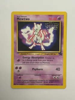 Pokemon The First Movie Mewtwo Promo #3 Black Star Promo Vintage WOTC NM - Image 1