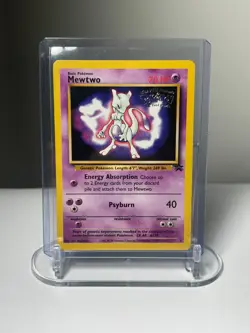 Pokemon The First Movie Mewtwo Promo #3 Black Star Promo Vintage WOTC NM - Image 3
