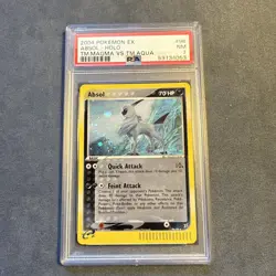 PSA 7 Absol Holo Pokemon TCG Card Team Magma vs Team Aqua #96/95 - Image 1