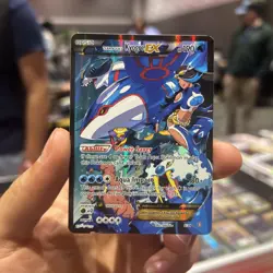 Pokemon Team Aqua's Kyogre EX 6/34 Double Crisis Ultra Rare Full Art Holo - Image 1