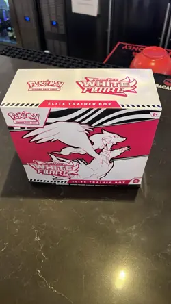 Pokemon Scarlet & Violet White Flare Elite Trainer Box Reshiram English TCG - Image 1