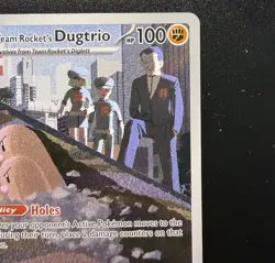 Pokemon Team Rocket's Dugtrio 239/217 Ascended Heroes Illustration Rare Holo NM - Image 3