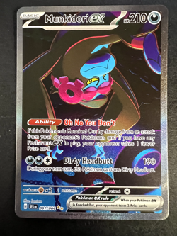 Pokemon Card Munkidori EX 091/064 Shrouded Fable - Near Mint - Image 1