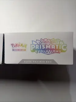 2x Pokemon TCG Prismatic Evolutions ETB Elite Trainer Boxes NEW w/ Dent Corners - Image 3