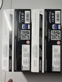 2x Pokemon TCG Prismatic Evolutions ETB Elite Trainer Boxes NEW w/ Dent Corners - Image 5