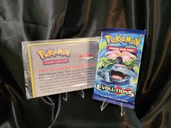 Pokemon XY: Evolutions Booster Pack + Marill Promo Card -Sealed w/ Wear- '16 - Image 1