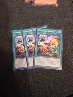 YUGIOH x3 BLZD-EN100 SUBSPACE BATTLE - COMMON 1st EDITION - Image 1