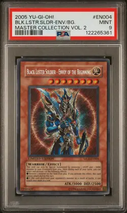 2005 YU-GI-OH! MASTER COLL BLACK LUSTER SOLDIER ENVOY OF THE BEGINNING PSA 9 - Image 1