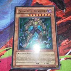 Yugioh! LP Destiny Hero - Dreadmaster - EOJ-EN004 - Ultimate Rare - 1st Edition - Image 1