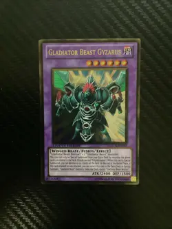 Yu-Gi-Oh! GLADIATOR BEAST GYZARUS #GLD4-EN032 Near Mint - Image 1
