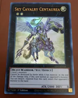 Yu-Gi-Oh! Sky Cavalry Centaurea SECE-EN052 Ultra Rare 1st Edition - Image 1