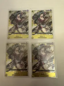 One Piece: 4x Baby 5 OP12-112 Legacy Of The Master NM/M - Image 1