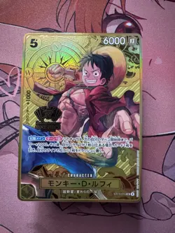 Monkey D Luffy ST13-015 SR (Promo) ONE PIECE Card Game 2nd Anniversary Set Japan - Image 1