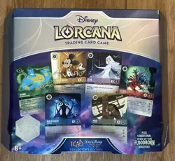 DISNEY LORCANA TCG 100 COLLECTORS EDITION GIFT SET RISE OF THE FLOODBORN SEALED! - Image 1