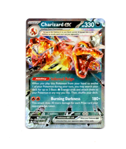 Pokemon Obsidian Flames CHARIZARD EX 125/197 Holo Double Rare Card MINT-NM - Image 1