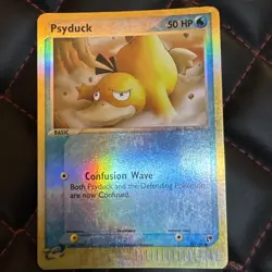 Psyduck 73/100 EX Sandstorm 2003 Reverse Holo e-Series Pokemon Card TCG - MP - Image 1